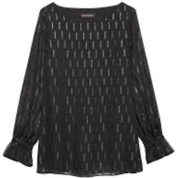 ❤️EUC Banana Republic Black Blouse (size small)❤️ - Picture 3 of 7